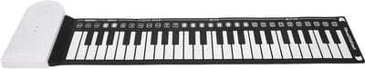 Elektrisch Pianotoetsenbord - Opvouwbaar Keyboard - Muziek Leren - 49 Gewogen Toetsen - 83 cm Uitgevouwen - Zwart
