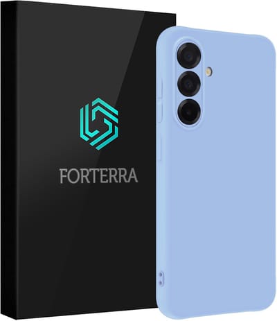 Hoesje Geschikt voor Samsung Galaxy A56 - Sterk & Shockproof - Siliconen Case - Hoes Cover - Lichtblauw