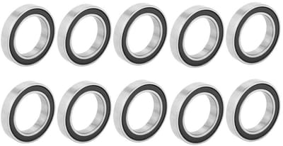 Diepe groef lagers met rubber afdichting - Set van 10 stuks - 17x26x5mm 6803-2RS, hoge kwaliteit en duurzaamheid