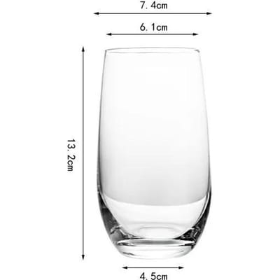 340/375/535ml Verre à Eau Simple Paroi Forme d'Œuf Verre à Whisky Bord Doré Tasse à Petit-Déjeuner pour Lait Jus Fournitures de Fête Bar 301-400ml