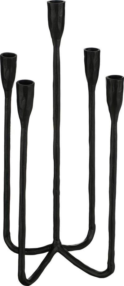 Christy candleholder black - l23xw22,5xh44cm
