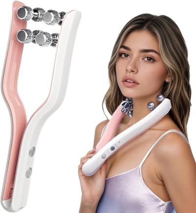 V-face Lift Roller – Dubbele Kin Verwijderaar – 3 EMS Modi – Anti-rimpel & Gezichtsafslanking