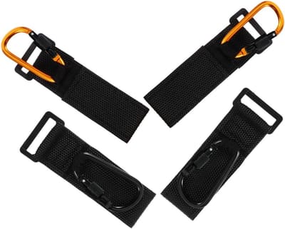 Kinderwagenhaken - Kinderwagenclips Tassenhaken - Tassen Ophangen - Antislip Riem - 13 cm - Diverse Kleuren