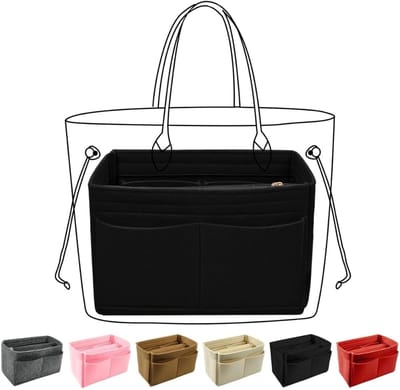 Famanu – Portemonnee Organizer Insert - Handtas Tote Organizer - in Bag - Perfect voor Diverse Handtassen