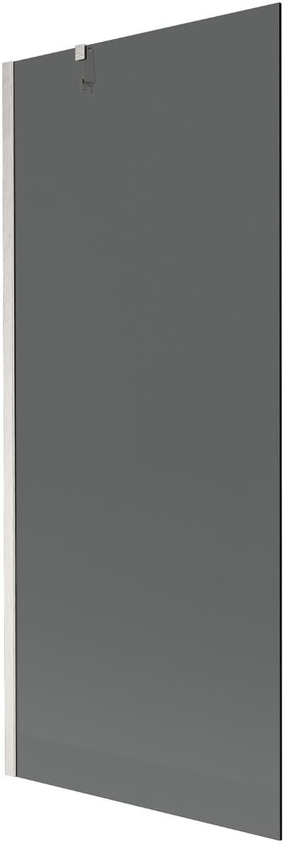 Mexen Next douchewand 1-vleugelig 80 x 150 , grafiet, geborsteld nikkel - 895-080-000-00-40-97