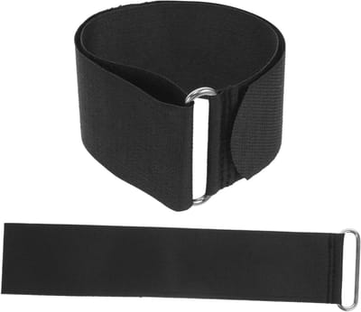Pedaalriemen Fiets - Voetsteun Riemen - Hometrainer Training - Breder Langer Dikker - 25.5 cm - Zwart