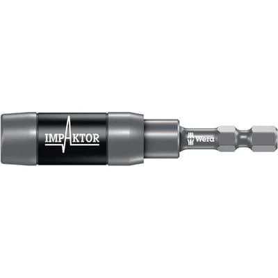 Wera 5057676001 Impaktor R Bithouder met ringmagneet en springveer - 1/4" x 75mm