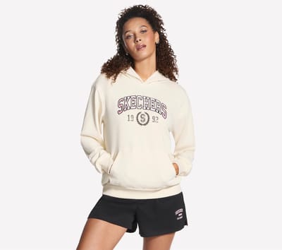Skechers SKECHERS STREET VARSITY HOODI Dames Trui - Birch