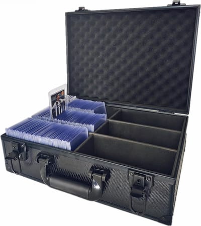 Toploader Opbergdoos voor 600+ Trading Cards - Harde Aluminiumlegering, Ideaal voor Sportkaarten en Verzamelkaarten