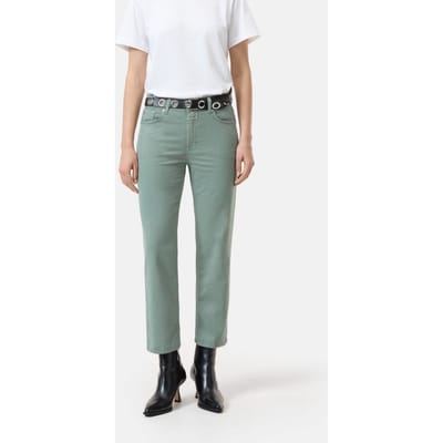 Closed Milo Faded Green Maat: W24L34 | Straight Broeken Outlet | Dames | Groen