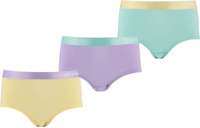Apollo Meisjes Bamboe Hipster 3-Pack Pastel Kleuren - Maat 110/116