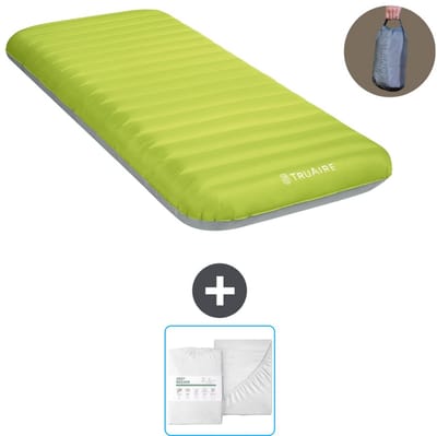 Intex Campingmat - 1-Persoons - 76 x 191 x 17 cm - Groen - Inclusief pomp en Hoeslaken