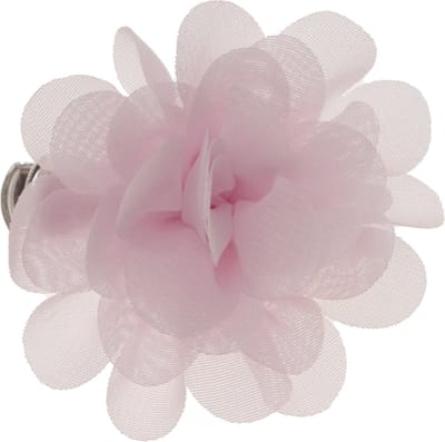 Haarclipje bloem roze