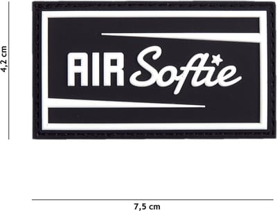 101 Inc Embleem 3D Pvc Air Softie Zwart  19035