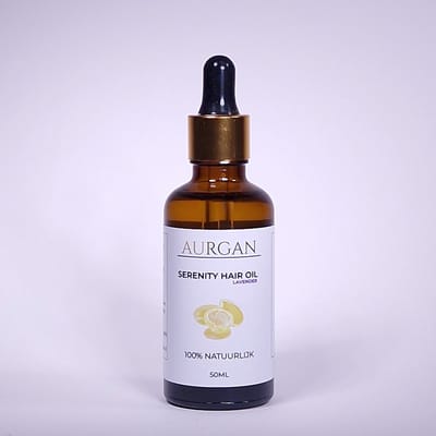 Aurgan Serenity Hair Oil - Arganolie met Lavendel - 50 mL - rustgevende haarverzorging - lichaamsolie - massageolie