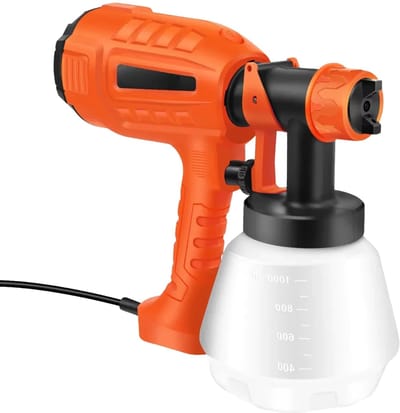 Elektrisch Verfspuitapparaat - 3 Spuitpatronen - Handheld Verfspuit 1000ML - Voor Hekwerk, Muren & Terrasplanken