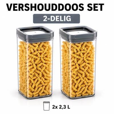 Curver - 2x Vershouddoos - 2,3 L - Dry Food Storage