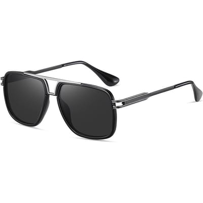 Metalen UV400 Myopie Zonnebril Heren Gepolariseerde Mode Anti-Reflectie Autorijden Bijziende Zonnebril Met Dioptrieën 0 -0.5 -0.75 Tot -6.0 Myopia -1.25