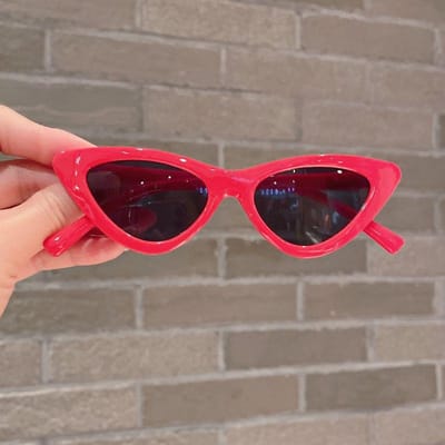Kinderen Kleine Nieuwste Montuur Kattenoogvormige Zonnebril Coole Kinder Zomer Casual Bril Kleine Driehoek Oogglas UV 400 Bescherming Gafas De Sol 1PC