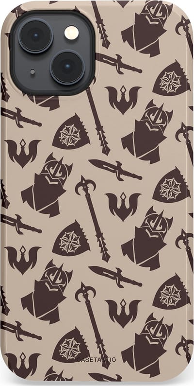 Casetastic Hoesje Geschikt voor Apple iPhone 14 Plus Magsafe - Stijlvolle Beschermende Duo-layer Case - Eeuwige paladin