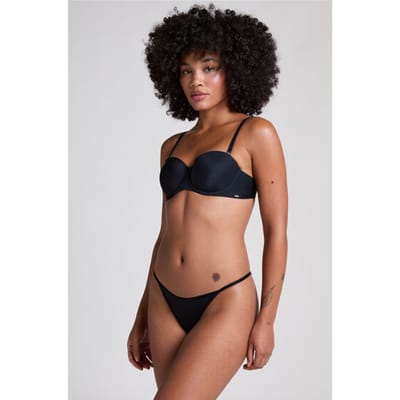 Hunkemöller Dames Lingerie Brazilian Kaiden - Zwart - maat XS