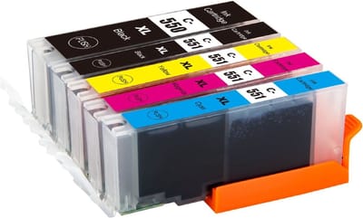 Inktcartridges Geschikt voor Canon 550/551- Multipack van 5