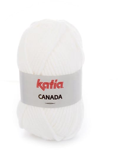 Katia Canada - 01 wit - Acryl Garen
