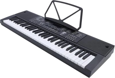 Elektronisch Toetsenbord - Muziek Keyboard Set - Muziek Leren - Verlichte Toetsen - 61 Toetsen - Zwart