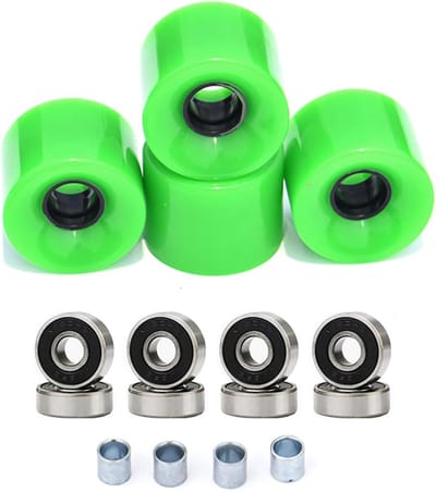 Longboard Wielen - Skateboard Vervanging - Straat Skaten - Soepele Rit - 60x45mm - F