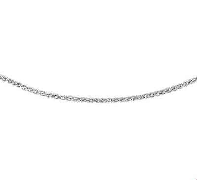 The Jewelry Collection Ketting Palmier 1,7 mm - Zilver Gerhodineerd