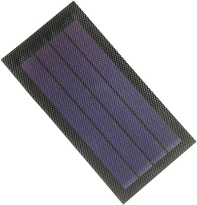 Flexibel Zonnepaneel - Amorf Paneel - Energie Opwekken - Lichtgewicht Ontwerp - 198x100mm - Zwart