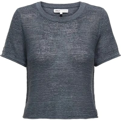 Regular fit gebreide pullover met korte mouwen model 'SUNNY'