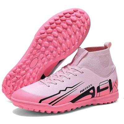 Hoge voetbalschoenen, heren- en damesherfstnoppen, kapotte noppen, buitensporttraining, kindersneakers, geschikt voor meerdere locaties 43