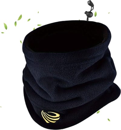 Livano Nekwarmer - Dames - Fleece - Motor - Bandana - Masker - Colsjaal - Sjaal - Gewatteerd - Winter - Fietsen - Marine Blauw
