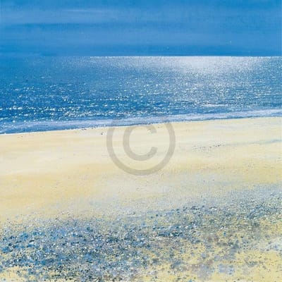 Kunstdruk Paul Evans - Silver Tide 61x61cm