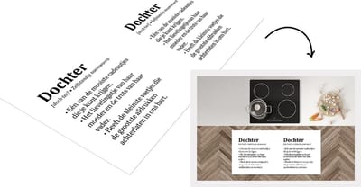 Keukenloper - Loper keuken - Dochter - Woordenboek - Quote - Definitie - Spreuken - Cadeau - 120x60 cm - Keukenloper vinyl