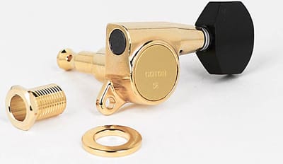 Gitaar stemmechanieken Gotoh SG-381EN07G zwart hout goud