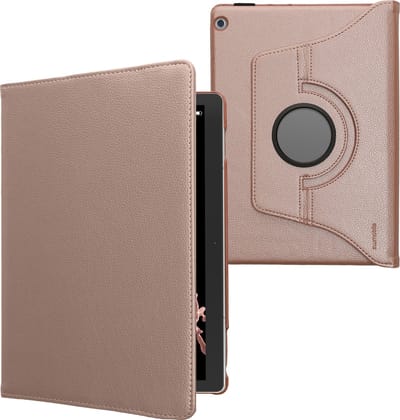 kwmobile hoes geschikt voor Huawei MediaPad M3 Lite 10 - 360 graden beschermhoes - roségoud