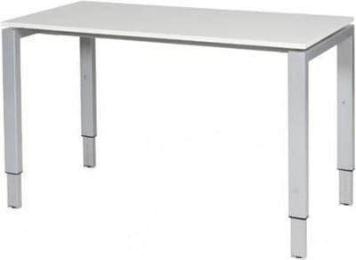 Verstelbaar Bureau - Domino 120x60 grijs - alu frame