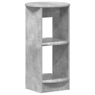 vidaXL - Bijzetkast - Beton - Grijs - Geconstrueerd - hout