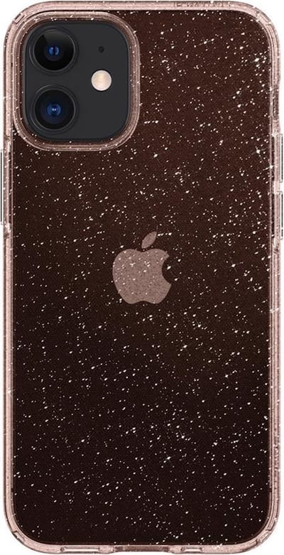 Spigen Liquid Crystal Apple iPhone 12 Mini Hoesje Glitter Roze Quartz