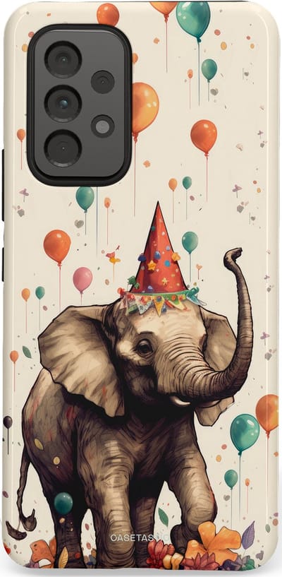Casetastic Hoesje Geschikt voor Samsung A53 - Stijlvolle Beschermende Duo-layer Case - Ballonparade