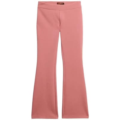 Superdry - Sport Tech joggingbroek met lage taille en wijde pijpen - Dames - Broeken