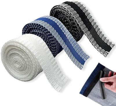 Dailygoods- Strijkband Wasbestendig - Strijkband voor Gordijnen - Strijkband voor Broeken - Duurzaam Polyester - Eenvoudig en Snelle Aanpassing - Zoomband