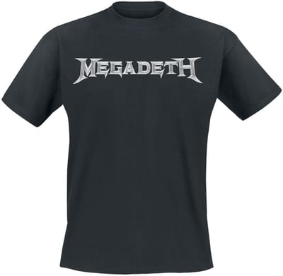 Megadeth T-shirt - Logo - S tot XXL - voor Mannen - zwart