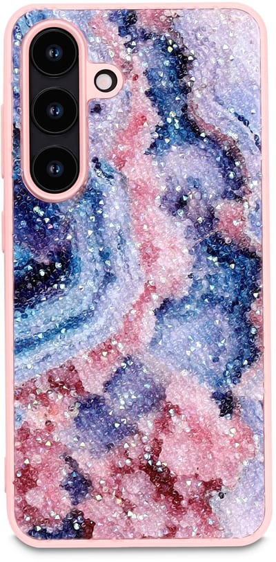 Casemania Hoesje Geschikt voor Samsung Galaxy A56 - Nova - Diamant Marmer Glitter Back Cover