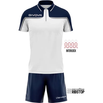 Polo shirt en korte broek set Givova Easy
