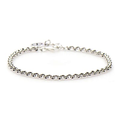 Karma Silver Bracelet Joy Silver Armband  (Lengte: 16.50-19.00 cm) - Zilver