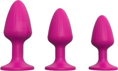 Cupitoys® Siliconen buttplug set - Klein - Roze - Sex toys voor vrouwen - Sex toys voor mannen - Buttplugs