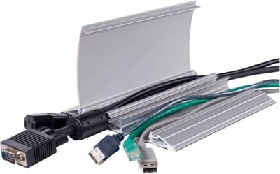 Offeco - Kabelgoot - Kabelgoot vloer - Kabel organiser- Kabelgoot  500mm - Kabelgoot grijs - Vloeren - Vloergoot- Kabelgoot  cm - Kabelgoot